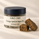 Orange Apricot Super Dry — packshot GBZ CBD, catégorie Résines CBD