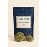 Northern Lights — visuel vertical du conditionnement GBZ CBD