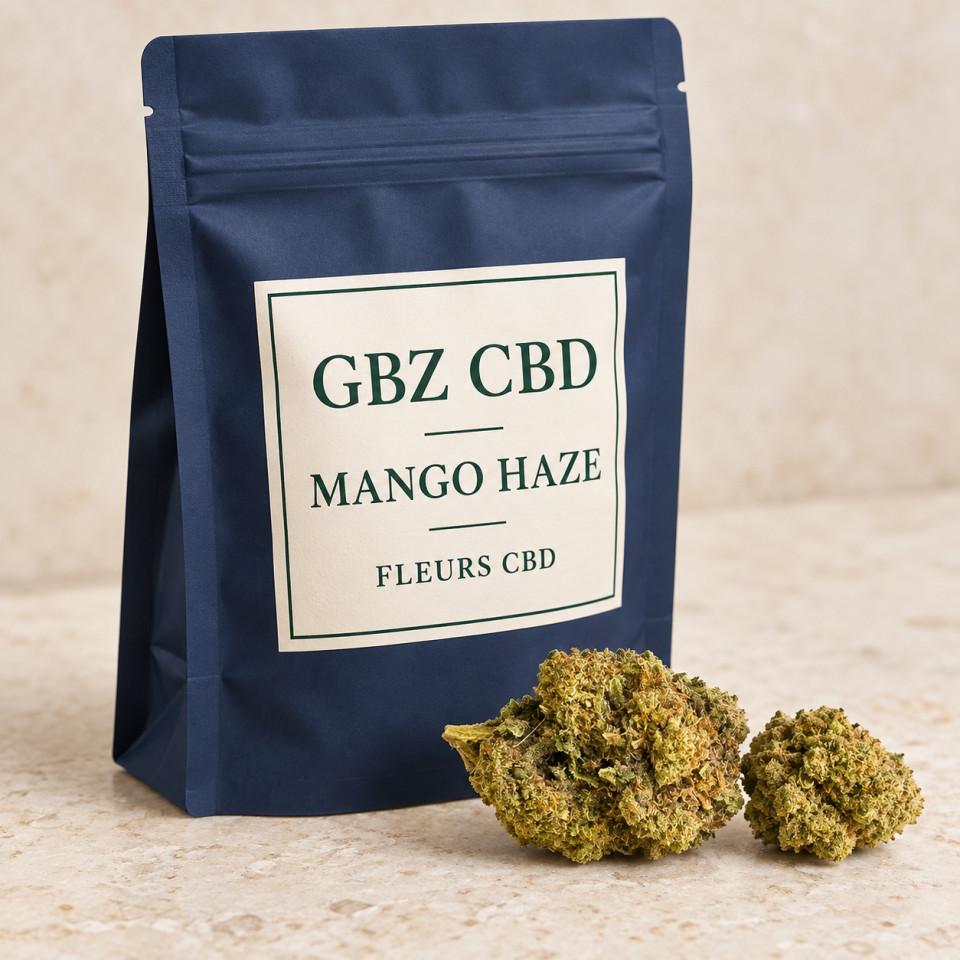Conditionnement Mango Haze — vue trois quarts