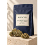 White Widow — visuel vertical du conditionnement GBZ CBD