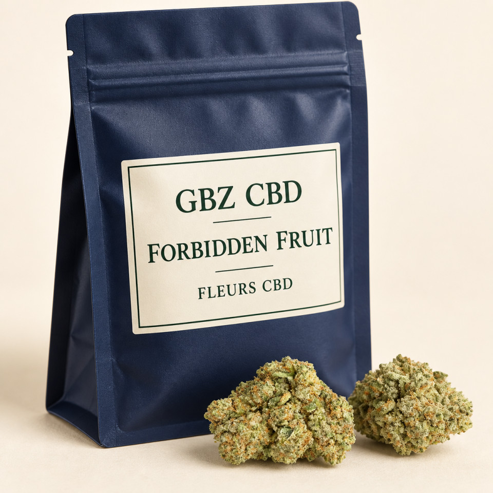 Conditionnement Forbidden Fruit — vue trois quarts