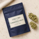 Forbidden Fruit — mise en scène du conditionnement GBZ CBD