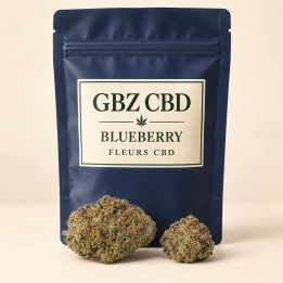 Blueberry — packshot GBZ CBD, catégorie Fleurs CBD