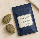 Blueberry — mise en scène du conditionnement GBZ CBD