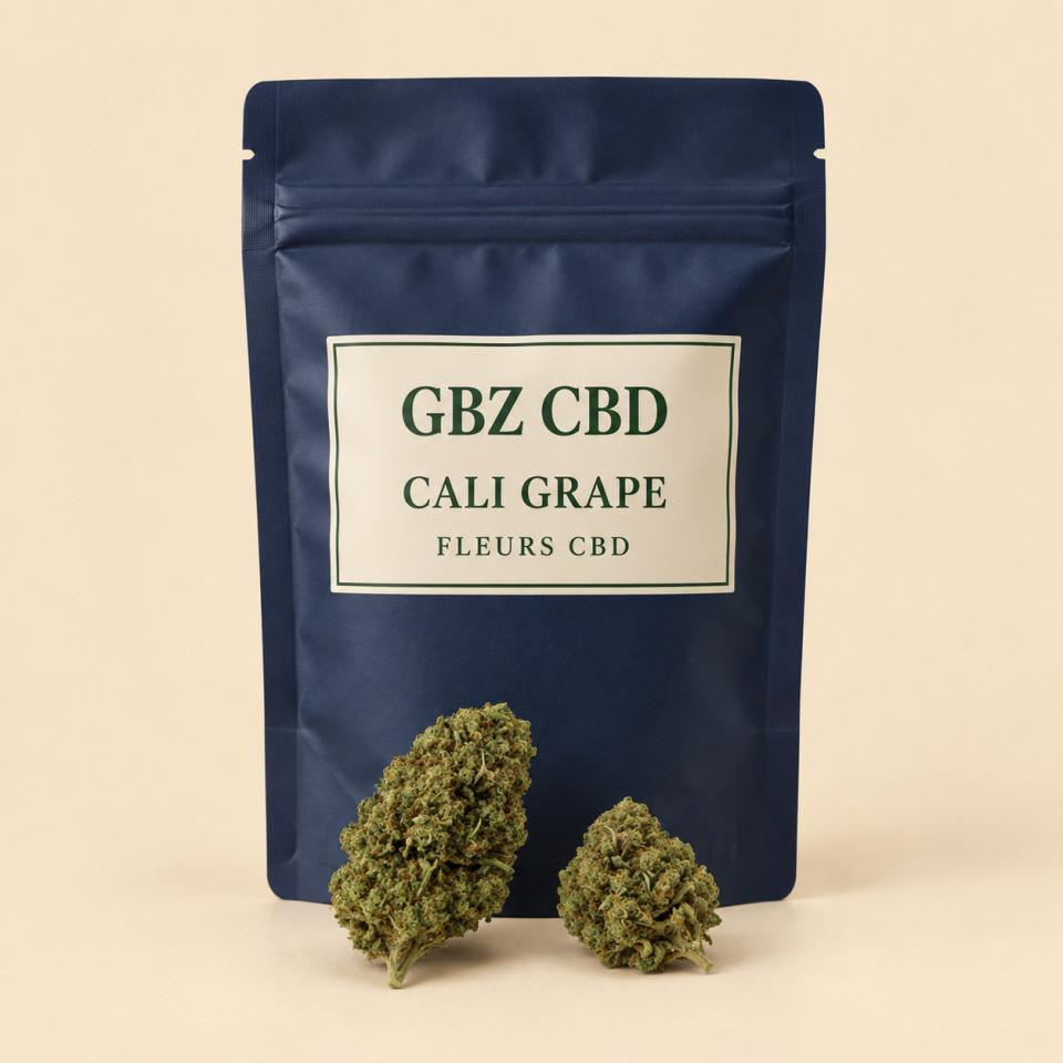 Cali Grape — packshot GBZ CBD, catégorie Fleurs CBD
