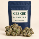 Rainbow Chip — packshot GBZ CBD, catégorie Fleurs CBD