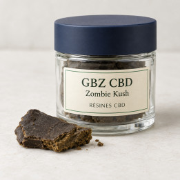 Zombie Kush — packshot GBZ CBD, catégorie Résines CBD